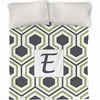 IDG Honeycomb Monogram Duvet Cover, Grey