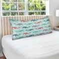 thumbnail image 4 of Coolnut Cute Whales Pillowcases, Soft and Cozy Decor Giftsative Pillow Cases with Hidden Zipper for Bedroom, Sofa, Couch, King Size 20x40 Inches（569）, 4 of 6