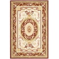 thumbnail image 3 of Safavieh Chelsea Patton Floral Area Rug, Ivory/Burgundy, 3'9" x 5'9", 3 of 13