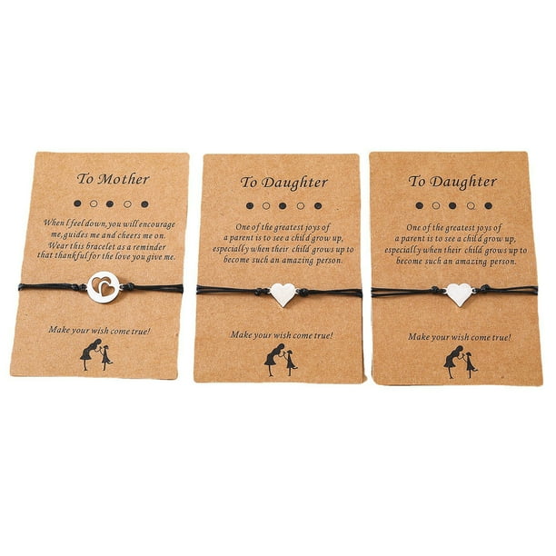 3 Pcs Pinky Promise Distance Bracelets Matching Hollow Love Heart Charm