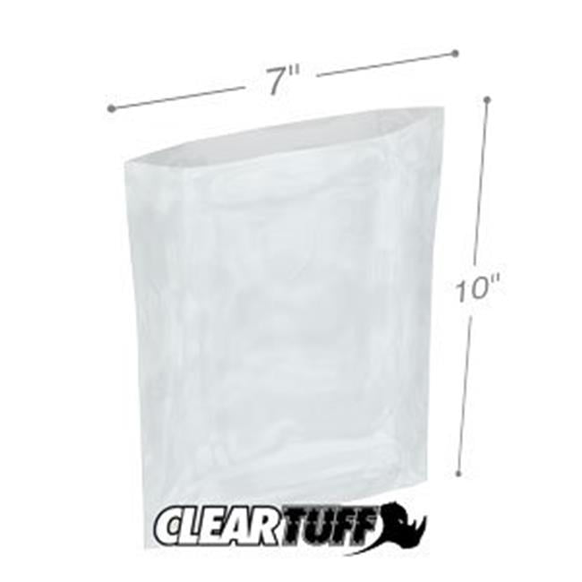 clear white plastic bags
