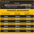 thumbnail image 5 of Universal Drill Bit Set Carbide Drill Bit Multifunctional Drill Bits Glass Ceramic Full Ceramic Tile Wall Wood Hole Punch Drill Set, 5 of 5