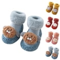 thumbnail image 4 of Otqutp Casual Shoes for Toddler Winter Children Todler Boys and Girls Socks Shoes Flat Bottom Non Slip Plush Warm and Comfortable Cute Bear Shoes, 4 of 8