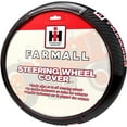 thumbnail image 5 of 14 Piece C Farmall IH International Harvester All Weather Front Rear Floor Mats Steering & Black/Beige Seat Covers Set, 5 of 11