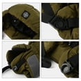thumbnail image 2 of Gorro acolchado con protección para los oídos, máscara transpirable para exteriores, clima frío, verde militar, verde militar Gorro acolchado con protección para los oídos., 2 of 8