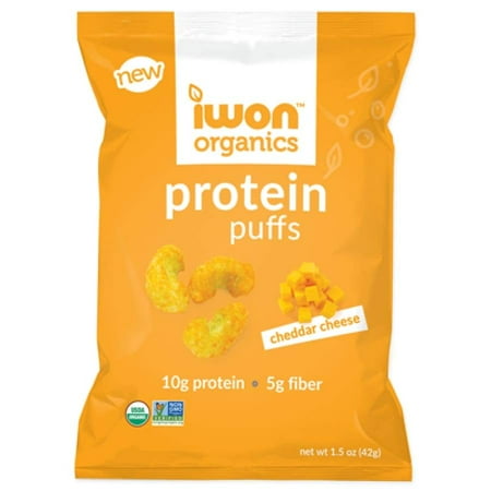 - iWon Organics Protein Puffs - Cheddar Cheese