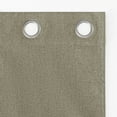 thumbnail image 5 of Sun Zero Tyrell Tonal Texture Draft Shield Fleece Insulated 100% Blackout Grommet Curtain Panel In Olive, 50"X96", Olive, 5 of 10