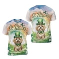 thumbnail image 3 of Happy St. Patrick’s Day Havanese with Green Hat Shamrocks Rainbow All Over Print 3D Shirt Unisex Merch Havanese Dog Lover Gifts Idea - 03007, 3 of 6