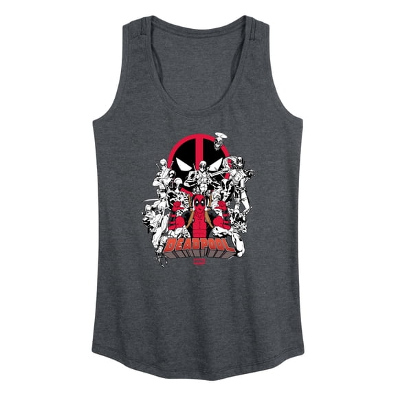 Marvel - Deadpool Variants - Women's Racerback Graphic Tank Top