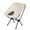Beige#2, variant on Outdoor Folding Chair Portable Camping Chair for Fishing Hiking Beach Barbecue Lightweight Aluminum Alloy Frame Supports 250 lbs Compact Fold for Travel Backpacking