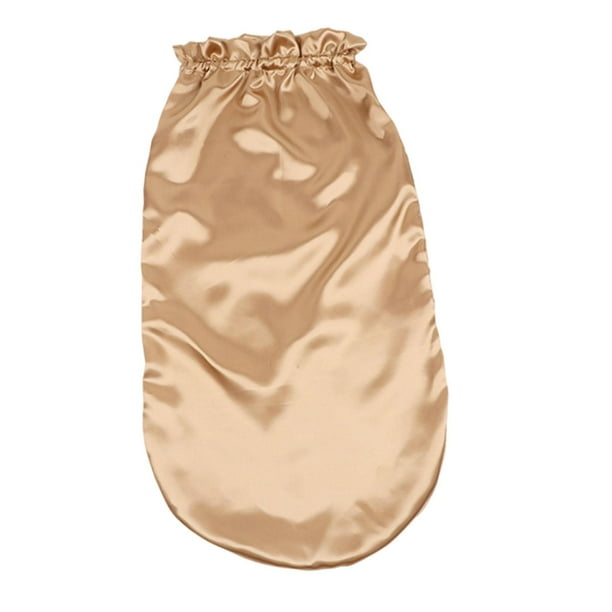 Gorro de satén Yinane para mujer protección para el cabello oro