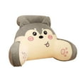 thumbnail image 4 of Reading Pillow with Detachable Neck Roll, Bed Backrest Pillow with Arms, Perfect for Back Support While Gaming, Reading Gray, 4 of 8