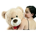 thumbnail image 6 of Big Plush 4 Foot Teddy Bear Extra Soft 48 inch Beige Tan Jumbo Stuffed Animal, 6 of 15