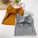thumbnail image 5 of Guardurnaity Top sin costuras para mujer de verano, bonito tejido elástico y suave, Top corto de verano para mujer, Top corto para mujer Ropa interior negro, 5 of 6