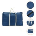 thumbnail image 3 of Unique Bargains 1 Pack Clothes Storage Bags Moving Bags Navy Blue 19*12*10in, 3 of 7