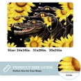 thumbnail image 2 of Sunflower Machine Washable, Non-Slip Polyester Floor Rug | Indoor Floor Mats for Chair Mat, 2 of 6