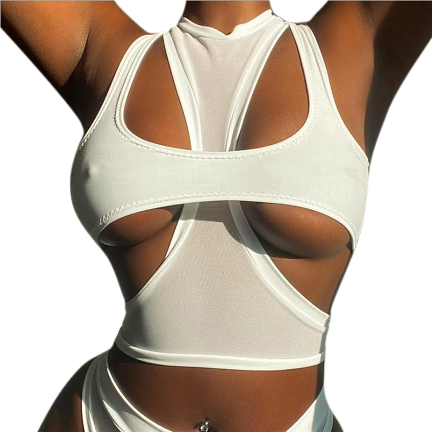 underboob cut out top