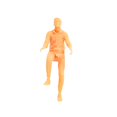 thumbnail image 4 of Mini personas en miniatura a escala 1/64, figuras de modelos arquitectónicos sin pintar surtidas 1/64 bicicleta niño perfke Figuritas de personas diminutas, 4 of 9