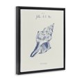 thumbnail image 3 of Stupell Industries Filles De La Mer Conch Shell Black Framed Floater Canvas Wall Art design by 1x, 31 x 25, 3 of 9