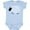 Baby Blue, variant on Sheep Curly Wool Lamb Cute Boys or Girls Baby Bodysuit