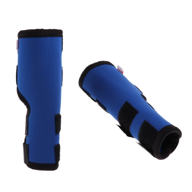 Pie protector neopreno Sunnimix para perro rodilleras junta abrigo azul m