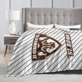 thumbnail image 4 of St Bonaventure University Logo Fleece Blanket, Very Soft Microfiber Flannel Blanket for Couch Warm and Cozy for All Seasons, 4 of 6