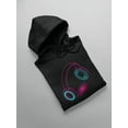 thumbnail image 3 of Glowing Headphones. Hoodie Women -Image by Shutterstock, Female Small, 3 of 4