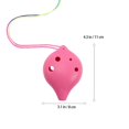 thumbnail image 2 of Beginner Plastic Ocarina Beginner Musical Instrument Practice 6-hole Ocarina, 2 of 2