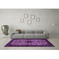 thumbnail image 3 of Ahgly Company Indoor Round Persian Purple Traditional Area Rugs, 5' Round, 3 of 4