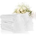 thumbnail image 1 of 50 Bolsas de Organza para Dulces Bolsitas de Tela para Regalos de Fiestas Recuerdos de Boda Bautizo Bolsa Pequeña para Guardar Joyería, 1 of 4