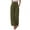 Green1, variant on Women'S Solid Color Casual Fashion Cotton And Linen Drawstring Slacks For Women
