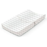 Summer Infant Ultra Plush Changing Pad Cover, Gray Chevron