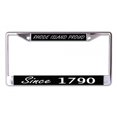 thumbnail image 1 of Rhode Island Proud Since 1790 Chrome License Plate Frame, 1 of 1