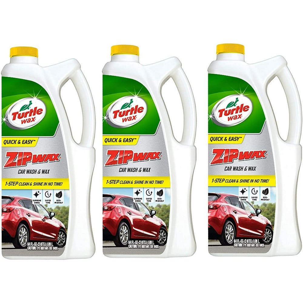 Turtle Wax T79 Zip Wax Liquid Car Wash and Wax. 64 oz. 3 Pack
