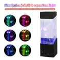 thumbnail image 2 of QJUHUNG Jellyfish Light Lava Lamp Aquarium LED Multicolor Lighting Mood Night Light, 2 of 9