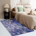 thumbnail image 3 of Water Lily Rugs for Living Room Bedroom - Flower Rug 4x5 - Abstract Art Carpet for Home Decor - Washable Non Slip Patterned Indoor Large Area Rug - Soft & Low Pile (ZN&729), 3 of 7