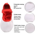 thumbnail image 5 of Ballet Slipper Shoes Stretch Satin Ballerinas Dance Yoga Flats with Pure Ribbons for Girls (Toddler/Little Kid/Big Kid, 5 of 6