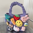 thumbnail image 3 of Bolso de hombro de lona para niñas bolsos cruzados informales de dibujos animados para mujeres regalos para niños, 3 of 9