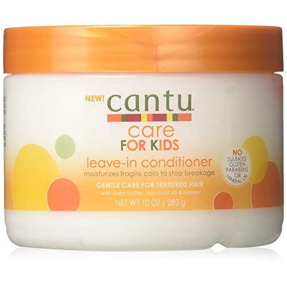 Cantu Care For Kids Leave-In Conditioner 10Oz Jar (2 Pack)