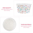 thumbnail image 3 of 100 vasos de papel desechables para helado, pasteles y postres, ideales para fiestas, bodas, cumpleaños y repostería (con lunares de colores)., 3 of 7