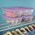 thumbnail image 5 of Sterilite Set Of (2) 11.4  Liter Boxes Lilac, 5 of 5