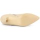 thumbnail image 5 of Botines De Punta Estrecha Cremallera Y Tacón De Aguja Para Mujer Desnudo 38.5, 5 of 6