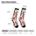 thumbnail image 2 of Bingfone Compression Socks for Women and Men Long Socks for Running Athletic Cycling Nurse- Modern Life, 2 of 6