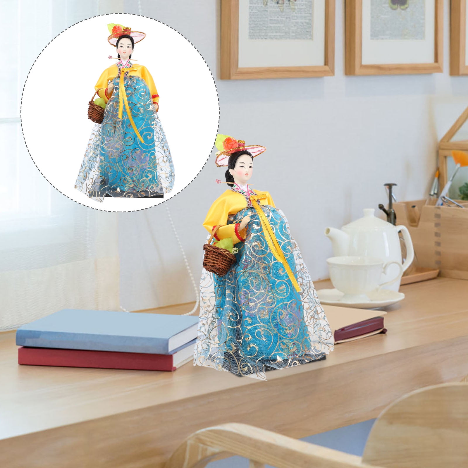 Buy NUOLUX Hanbok Dolls Collectible Korean Figurines Beauty Traditional
