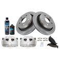 thumbnail image 2 of Kit de frenos traseros TRQ con pastillas cerámicas, cálipers y discos para Ram 2012, 2 of 9