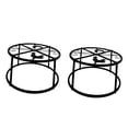 thumbnail image 4 of 2 soportes de metal para plantas en maceta, para interior, moderno, para balcón, hotel, esquina, dormitorio, 11,4 pulgadas, 4 of 8