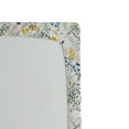 thumbnail image 3 of Ambesonne Botanical Fitted Sheet, Print of Lemon and Floral, California King, White Fern Green Mustard, 3 of 5