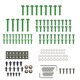 thumbnail image 4 of de Tornillos de Completo Universal Tornillos Paquete à moto Deportiva Compatible con R6 R6S - tres Verde Zulema Tornillos del carenado del parabrisas, 4 of 8