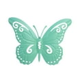 thumbnail image 1 of Figura decorativa de mariposa 3D para pared, estatua colgante, decoración de mariposas de metal para Verde, 1 of 8