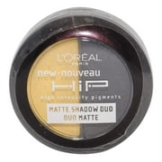 L'Oreal HiP high intensity pigments Matte Shadow Duos, Striking [907], 0.08 oz